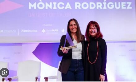 Mónica Rodríguez, premio Avanzadoras ‘Lucha contra las Desigualdades’: «El mundo está dando la espalda a las mujeres afganas»